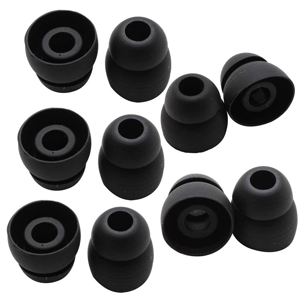 Toeasor Powerbeats 2 Replacement Earbuds Powerbeats3 Ear Buds Double Flange Silicone Ear Tips Compatible with Beat by Dr Dre Powerbeats 2 Powerbeats…