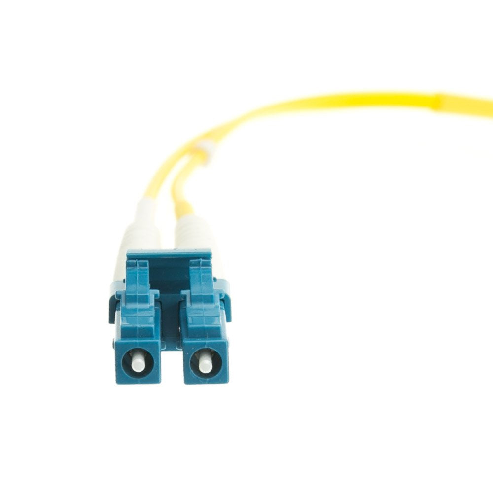 CableWholesale LC to SC OS2 Singlemode Duplex Fiber Patch Cord, 5m/16.5ft