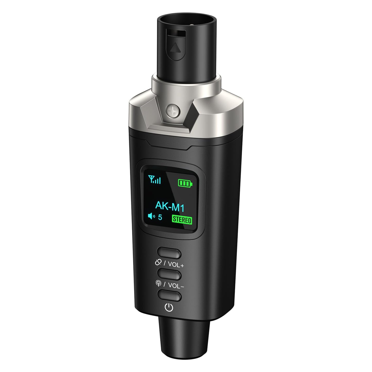 Aokeo AK-M1 XLR Bluetooth Receiver-High-Fidelity Wireless Audio Adapter,100ft Stable Connection,Stereo for Speakers,Mixers,DJ