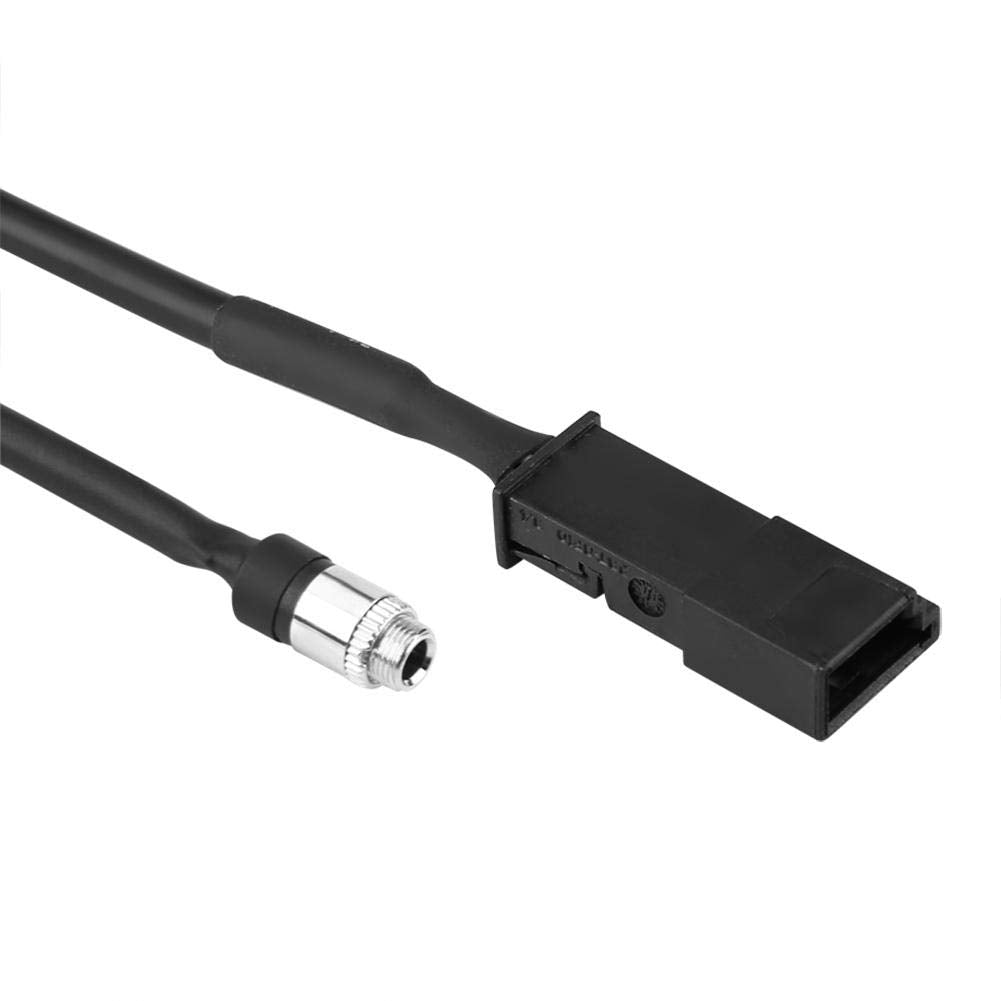 Car AUX Cable, 3 Pin Car AUX Audio Cable Adapter Auxiliary Input Adapter for E39 E46 E53 X5 16:9 CD Player Navigation