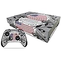 MightySkins Skin Compatible with Microsoft Xbox One X - 2nd Amendment | Protective, Durable, and Unique Vinyl Decal wrap Cover | Easy to Apply