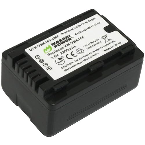 Wasabi Power Battery for Panasonic VW-VBL090, VW-VBK180