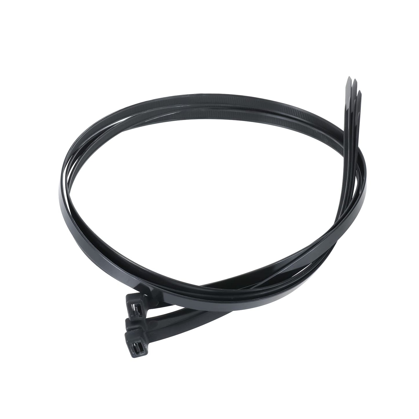 NORJIN 50 Pcs 36 Inch Extra Long Zip Ties Heavy Duty Nylon Cable Ties with 175 lbs Tensile Strength Self-locking Industrial Durable Cable Tie