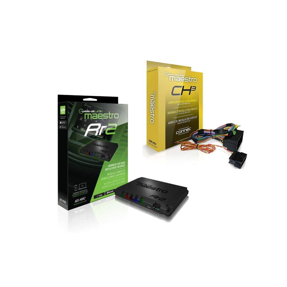 Sound of Tri-State Maestro RR ADS-MRR2 Universal Radio Replacement & SWC Steering Wheel Interface + iDatalink HRN-RR-CH3 Integration Adapter fits