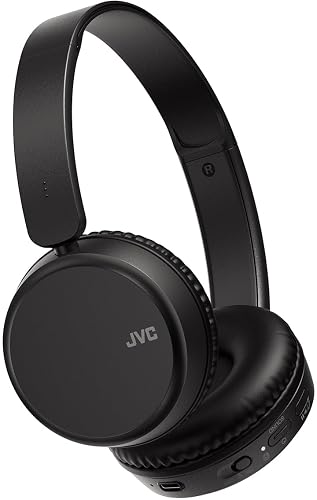 JVC Deep Bass Wireless Headphones, Bluetooth 5.2, Built-in EQ (Bass/Clear/Normal), Multi-Point Connection, Voice Assistant Compatible, 35 Hour Battery