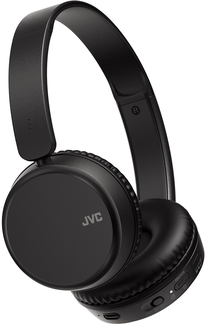 JVC Deep Bass Wireless Headphones, Bluetooth 5.2, Built-in EQ (Bass/Clear/Normal), Multi-Point Connection, Voice Assistant Compatible, 35 Hour Battery