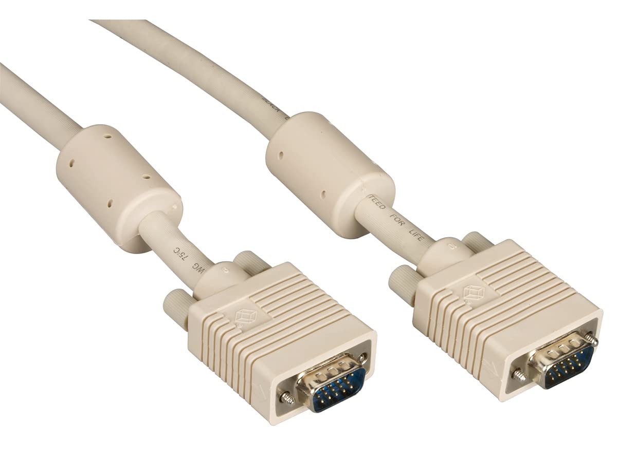 Black Box Vga Video Cable With Ferrite Core, Male/