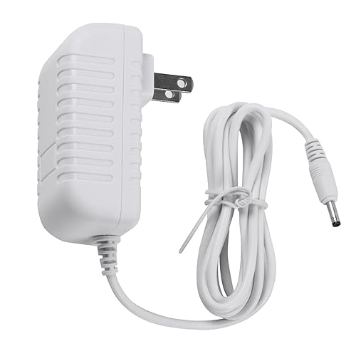 White Power Adapter Replacement for Alexa Show 5, Alexa Dot 3rd Gen, 4th Gen - 15W Power Cord Charger