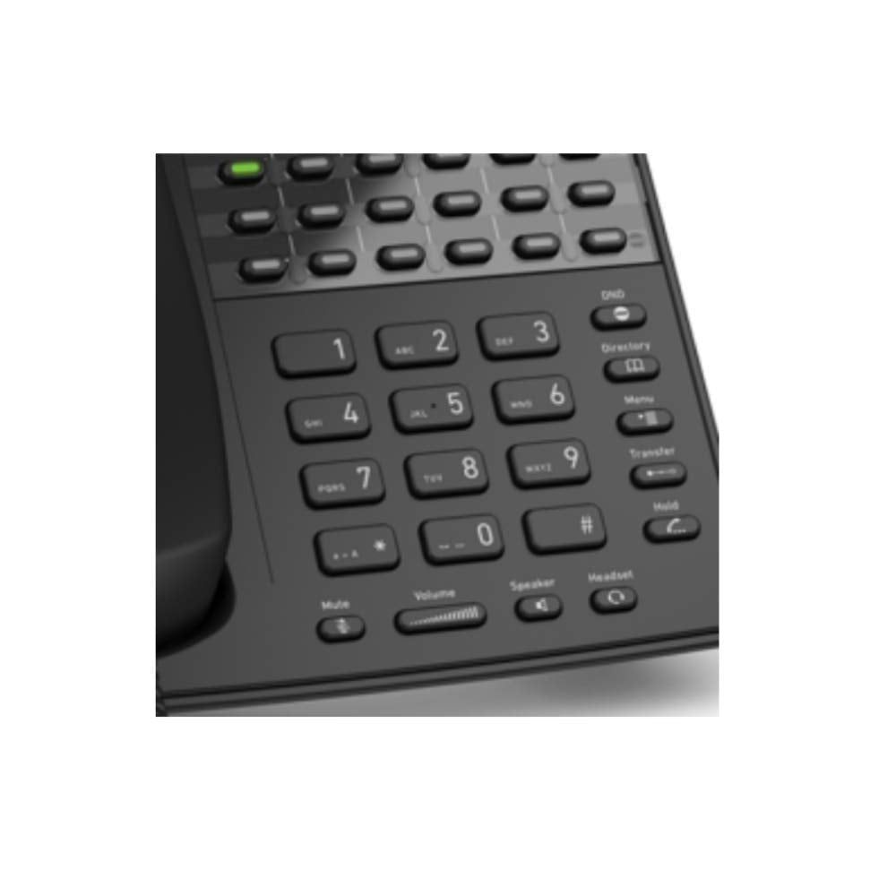 Snom SNO-D745 Sip Desk Phone with High-Resolution Display VoIP Phone and Device, Black