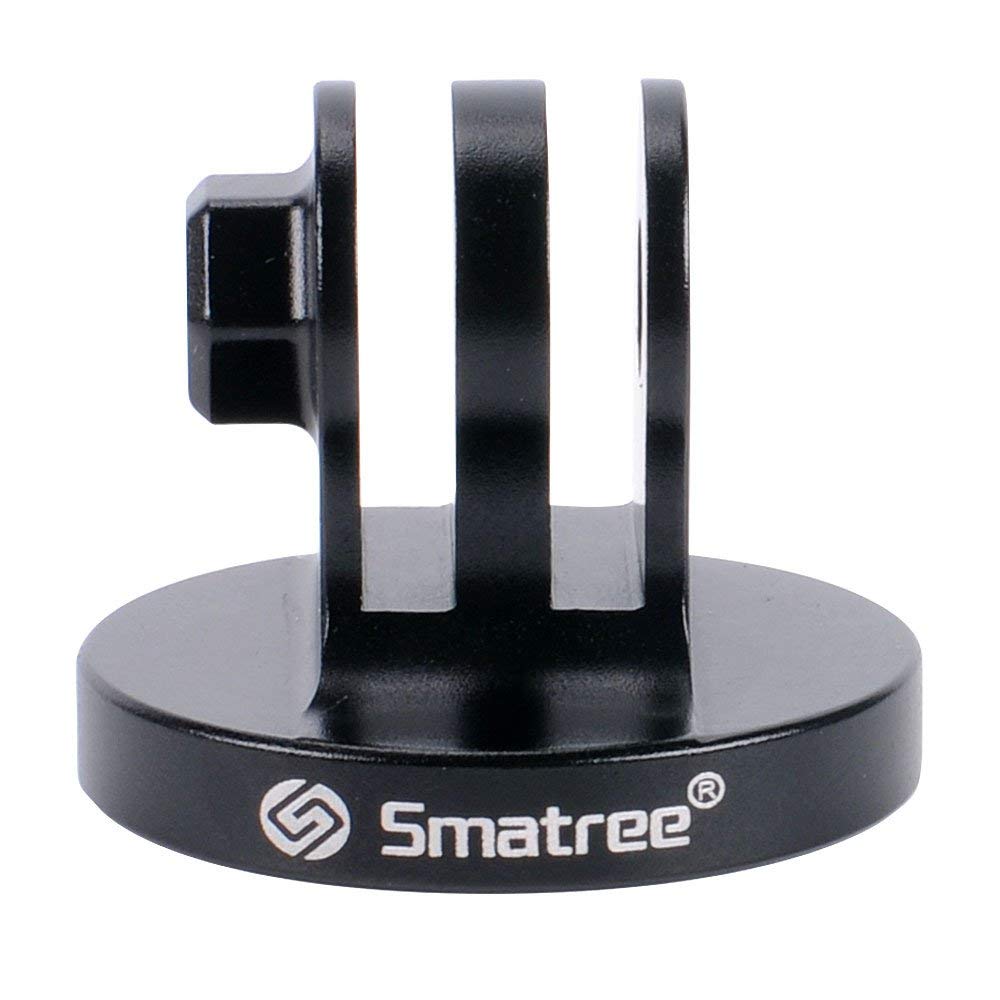 Smatree Aluminum Tripod Mount Adapter Compatible for Insta360 X5, Gopro Hero 13,12, 11, 10, 9, 8, 7, 6, 5, 4, 3+, 3, 2, 1 HD, Compatible with DJI OSMO