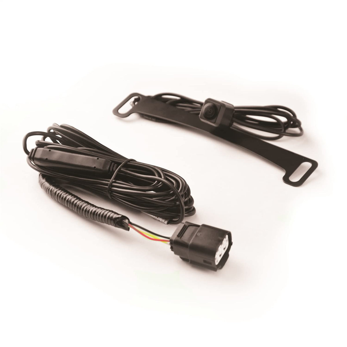 Brandmotion 9002-7453 Dual Mount License Plate Backup Camera with Factory Tailgate Harness For 2017-Current RAM Trucks, Plug & Play Factory Tailgate Harness Connectors