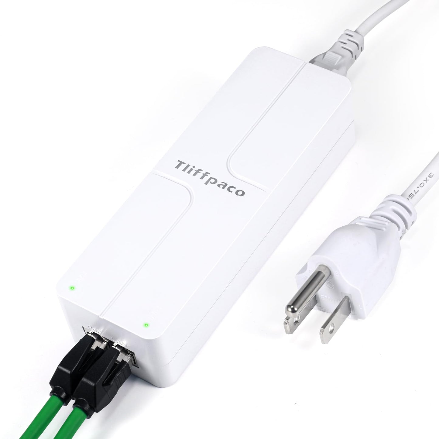 PoE Injector 2.5Gb 60W 55V, 802.3af/at/bt Compliant PoE++ Adapter, Plug & Play, Data & Power Over Ethernet, Up to 328ft, for PTZ IP Camera, Dual Band