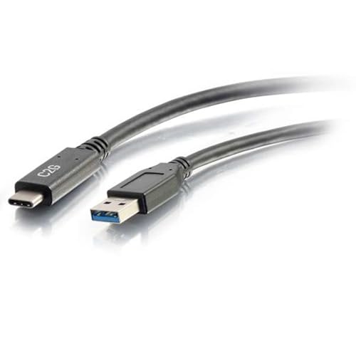 C2G 6FT USB 3.0 Cable, USB C Charger for Apple iPhone 15/15 Pro, Samsung, Google, & Android Phones Durable Cable - USB A to C (28832)