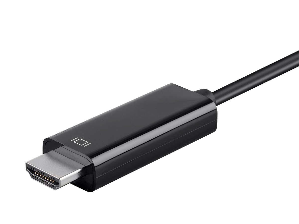Monoprice USB C to HDMI 3.1 Cable - 5Gbps, 4K@30Hz, Type-C, Mirror or Expand You PC Display, 9 Feet, Black