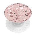 PopSockets Adhesive Phone Grip, Holder, Phone Stand, Pink - Terrazo Clay