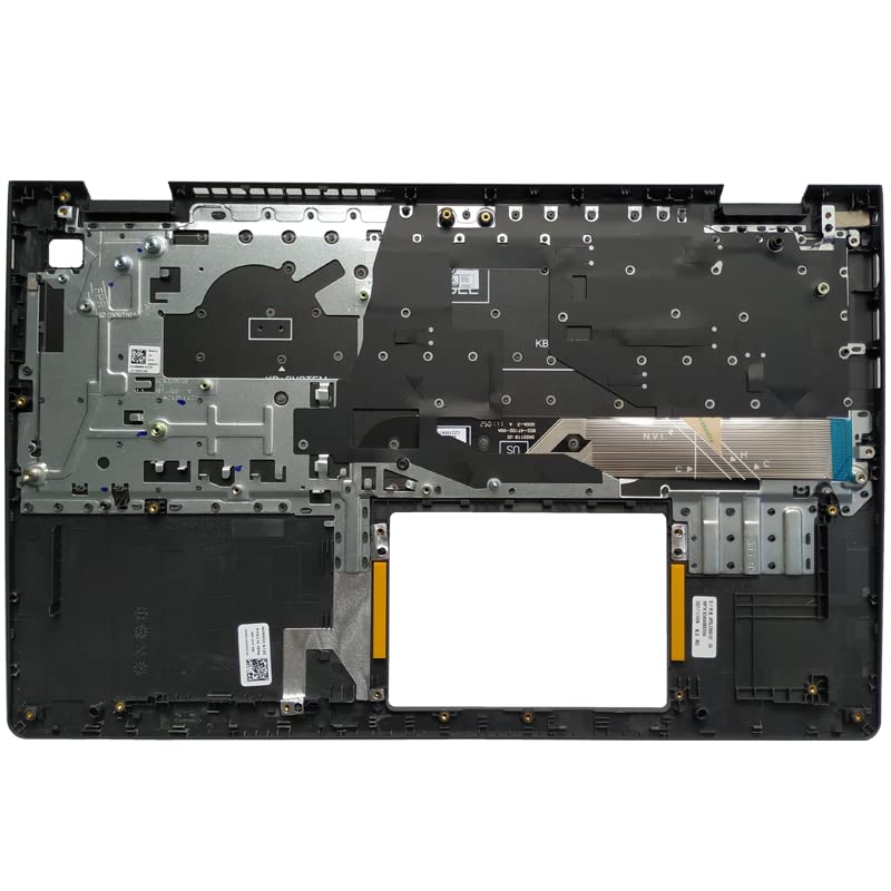 Laptop Replacement Keyboard Compatible for Dell Inspiron 15 3510 3511 3515 3520 3525 00GTPK 0HRHC5 054WVM 09CJN3 Latin Layout with Palmrest Upper