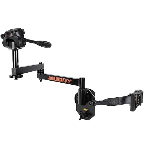 MUDDY Hunt Hard Compact Durable Aluminum Lightweight Ergonomic Portable Easy-to-Install Silent Outdoor Camera Arm | 24" Reach with Over 5 Points