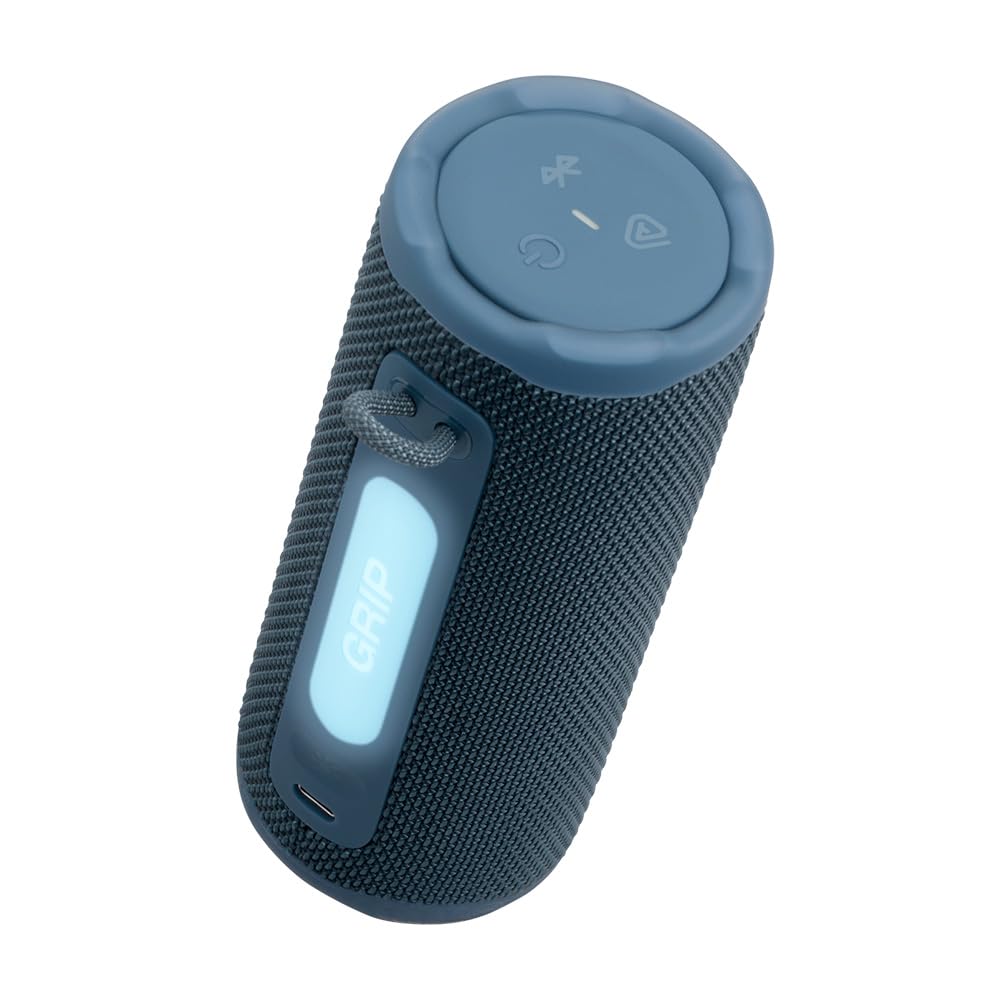 JBL Grip Compact Portable Bluetooth Speaker Bundle with gSport Case (Blue)