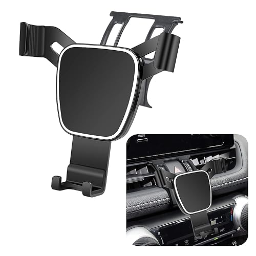 musttrue Car Phone Holder for Toyota RAV4 2019-2025,Hybrid XSE Limited,Prime XSE 2021-2025 Auto Accessories Navigation Bracket Interior Mobile Cell