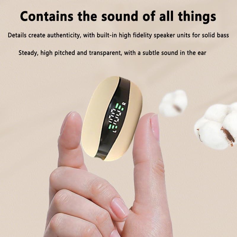 Wireless Sleep Headphones,2026 Bluetooth 5.4 Earbuds,Invisible Noise Cancelling Ear Pods,Sleeping Headset for Side Sleepers Small Ears Canal,Discreet