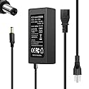 12V 5A DC Regulated Power Supply, AC100-240V 50-60Hz to DC 12 Volt 5 Amp Replacement Power Adapter Cord, 5.5mm x 2.5mm Barrel Jack, Tip Center…
