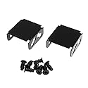 Maxmoral 2PCS Dual Fan Mount Rack PCI Slot Bracket for Video Card DIY Support 8cm/9cm/12cm/14cm Fan Computer Radiator Holder