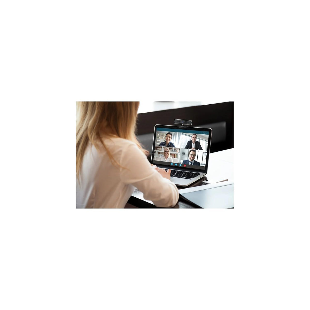 CODi Allocco HD 1080P IR Webcam with Windows Hello Facial Recognition, 30FPS USB-A Camera with Built-in Microphone, Auto Low-Light Correction