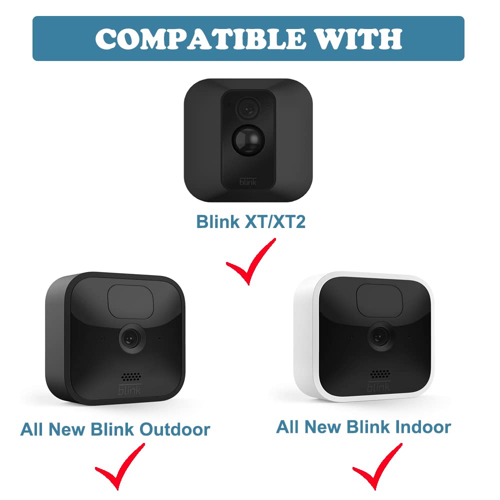 MANWU Mount Bracket Adapter Converter Connector for All-New Blink Outdoor Indoor XT2/XT Security Camera,Attachment that Holds Blink Camera to 1/4"