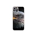 MightySkins Carbon Fiber Skin Compatible with Apple iPhone 13 Mini - Eagle Eye | Protective, Durable Textured Carbon Fiber Finish | Easy to Apply…