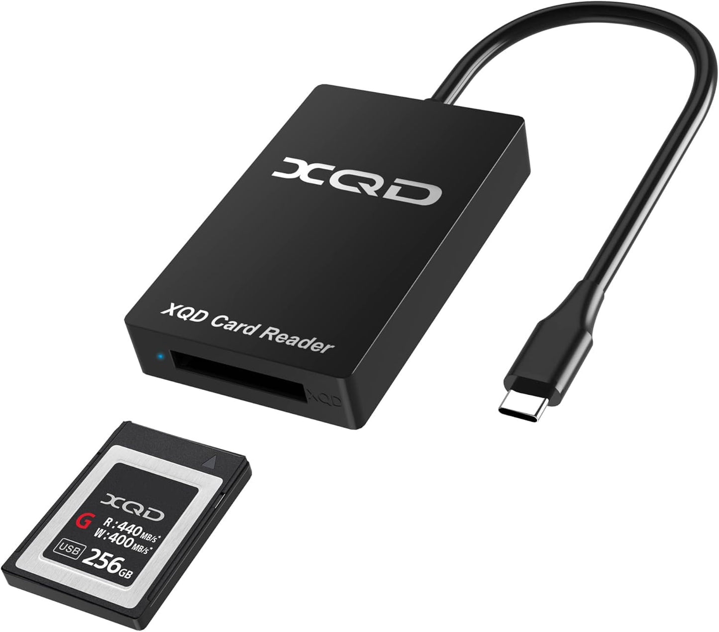 XQD Card Reader - 5Gbps USB C XQD Memory Card Reader Adapter Compatible with G/M Series USB Mark Xqd Card, Lexar 2933x/1400x USB Mark XQD-Card