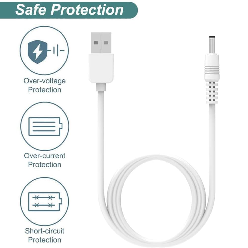 Replacement Charger for FOREO Luna Series Facial Cleanser FOREO Luna4/Luna4 Plus/Luna3/Luna3 Plus/Luna2/Luna/Luna Mini3 Mini2 Mini/Luna Go/FOREO ISSA