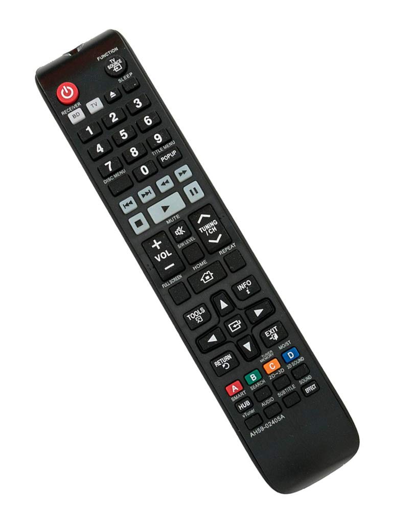 AH59-02405A Remote Control Replaced for Samsung Blu-ray Home Theater System HTE6750WXY HTE4500 HTE4500XY HTE4530 HTE5530 HTE5550W HTE6750W