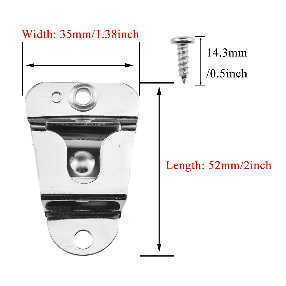 Acoeitl Microphone Clip Hook Mic CB Mic Hanger Clip Microphone Holder Clip with Screw Compatible Radio GM3188 SM50 SM120 GM950E GM338 GM95I GM3688