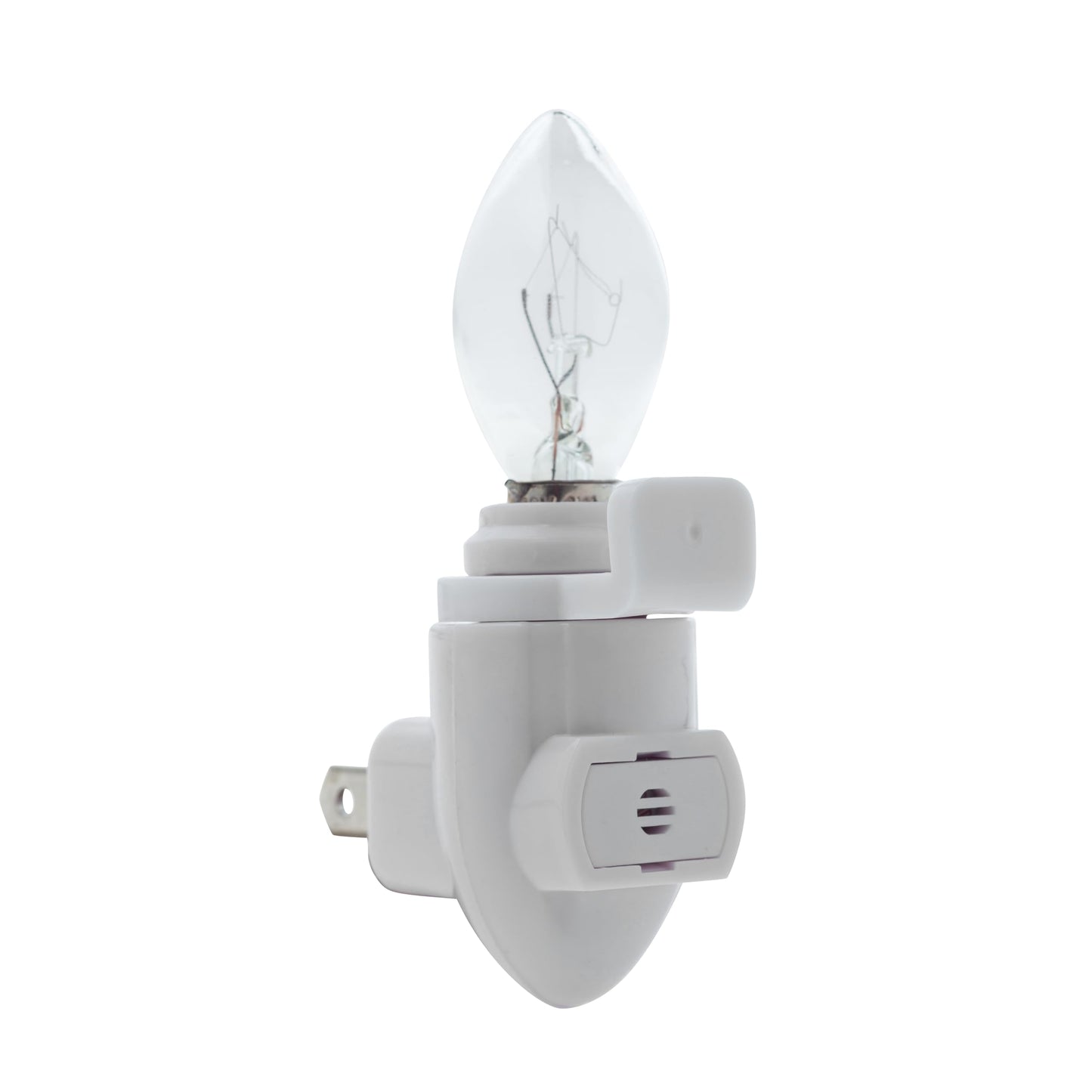 Creative Hobbies White Auto On Sensor Plug in Night Light Module Includes 3 Bulbs and 3 Plastic Clips, Great for Making Your Own Decorative Night