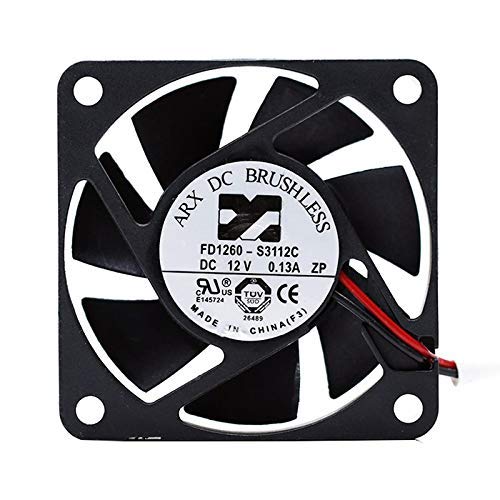 huayu for Arx 6015 FD1260-S3112C DC12V 0.13A 6cm Silent Cooling Fan