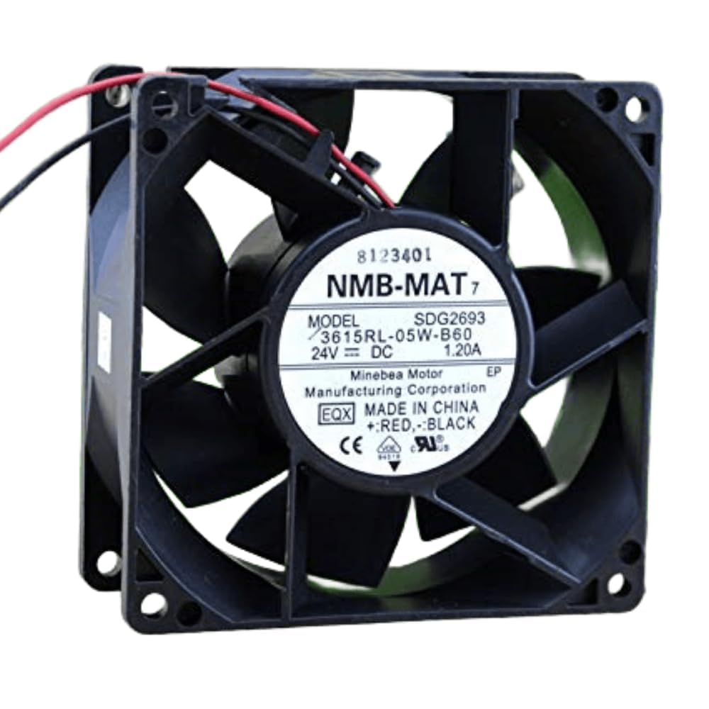 3615RL-05W-B60 24V 1.20A 92MM Fan - 9238 9CM 2-Wire Cooling Fan