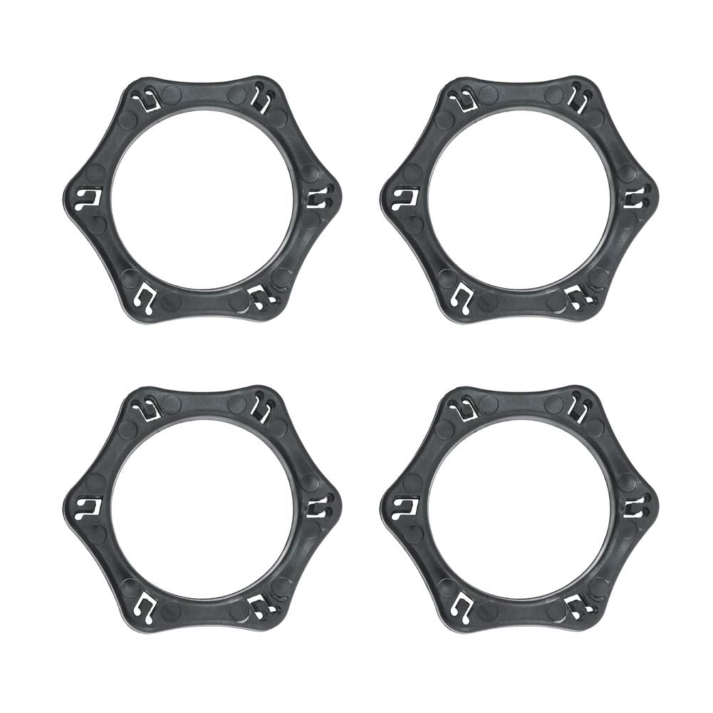 CamDesign Hexagonal Anti-Roll Ring for Handheld Wireless Microphone Anti Slip Shockproof Mic Ring for KTV, Karaoke, Dance Ball, Conference Room, News