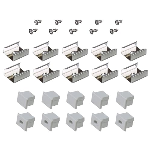 Armacost Lighting Deep Surface Mount LED Tape Light Accessory Pack - Grey, 960004