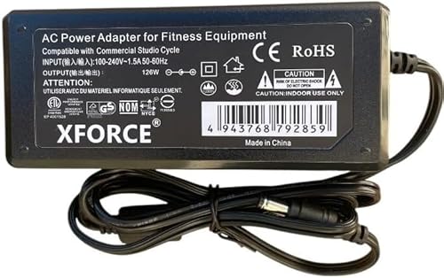 AC Adapter Compatible with NordicTrack Commercial S22i Studio Cycle Bike