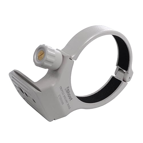 iShoot Improved Metal Lens Collar Tripod Mount Ring, for Canon EF 70-200mm f/4L (is/is II) USM, Canon EF 400mm f/5.6 L USM, Canon EF 80-200mm f/2.8L