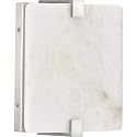 Progress Lighting LED Alabaster Stone Brushed Nickel ADA Wall Sconce 8.50x8.00x8.00