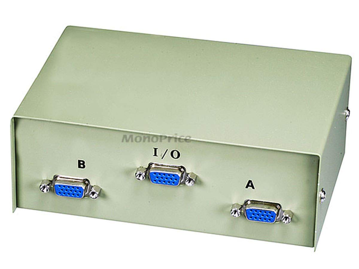 Monoprice 100054 2-Port VGA Monitor Switch Box