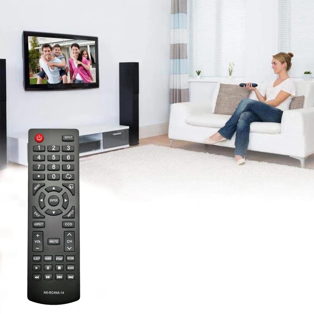 AMAIRIYCA Replacement Ns-rc4na-14 Remote tv Insignia for Insignia tv NS-32E2000A14 NS-39D400NA14 NS-46D400NA14 NS-50E440NA14 NS-55E4400A14