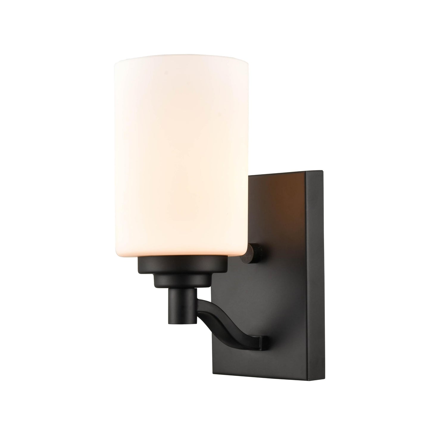 ML Lighting Durham 1-Light Wall Sconce Matte Black