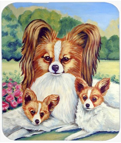 Caroline's Treasures 7042MP Papillon A Momma's Love Mouse Pad, Hot Pad or Trivet for Home Office Gaming Working Computers Laptop Mouse Mat,Washable