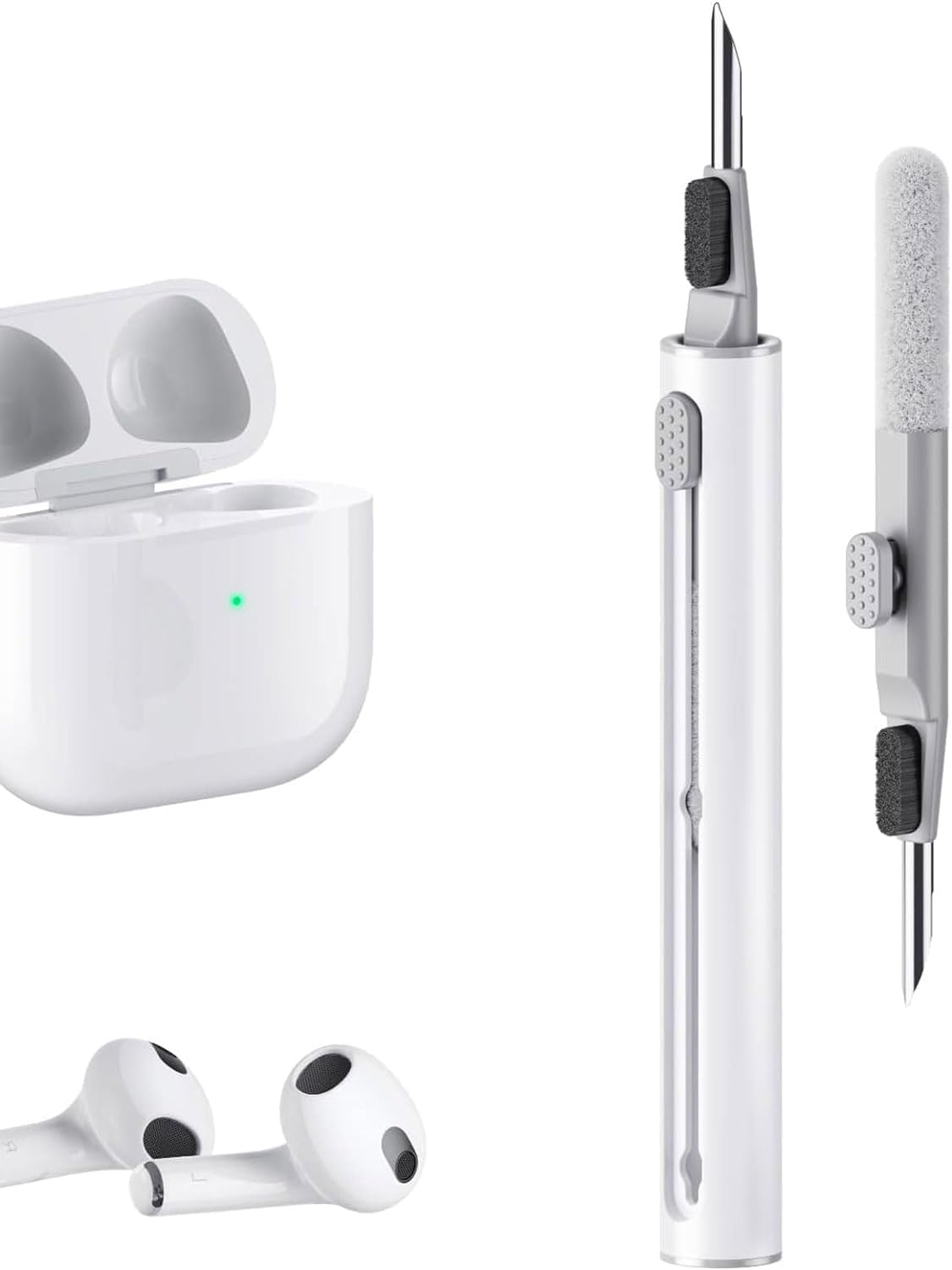 Cleaning Kits for Airpods Pro 1 2 3 Multi-Function Cleaner Pen Soft Brush for Bluetooth Earphones Case Cleaning Tools for iPhone 16 15 Pro Max Lego
