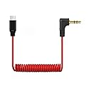 USB C to 3.5mm TRS Microphone Cable for Rode, Movo, Comica, Deity & Other External Mic, Compatible with iPhone 15/16, Samsung Galaxy, LG, Pixel &