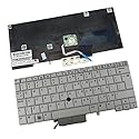 New Laptop Keyboard Replacement for HP Elitebook 2740P P/N:V108630AS1 V-108630AS1-US US Layout Gray Color with Point Stick