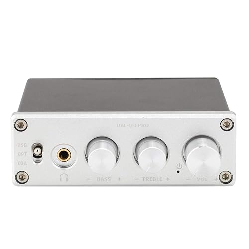 Digital to Analog Audio Converter, SPDIF TOSLINK Optical Fiber/Coaxial to Analog L/R + 3.5mm Jack Stereo Adapter DAC Decoder for, for for -ray Player