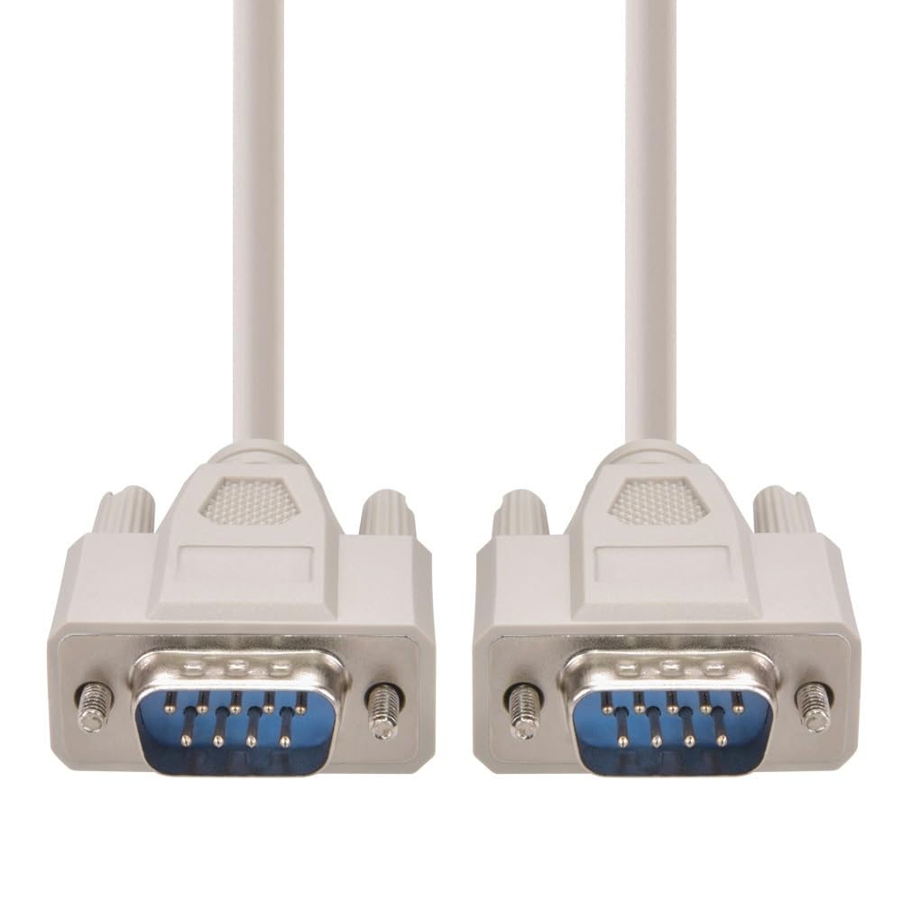 InstallerParts (10 Pack 25 ft DB9 Male to Male Serial Cable